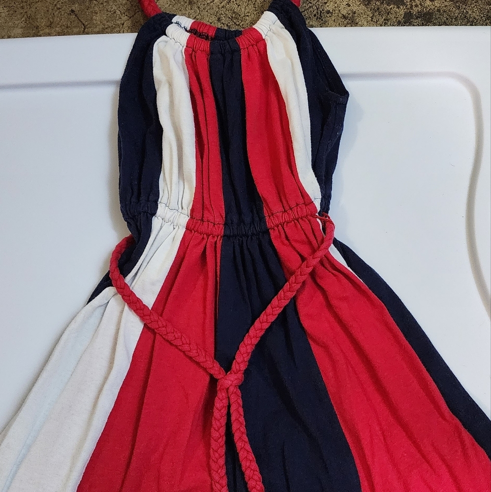 Toddler Red, White, & Blue Dress